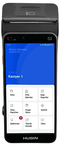 Hugin S1 yeni nesil Android yazar kasa POS