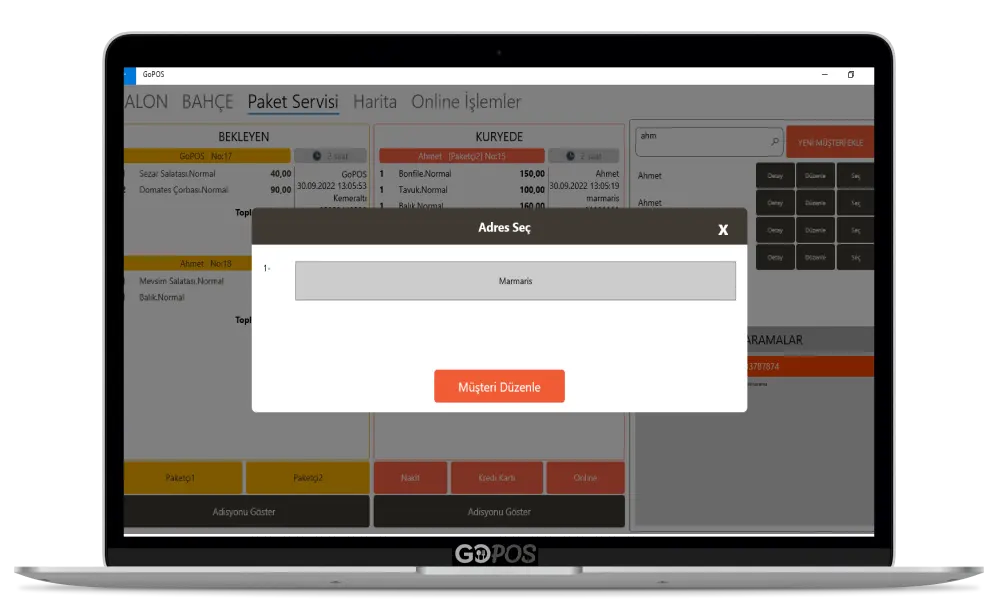 Paket Servis Programı 