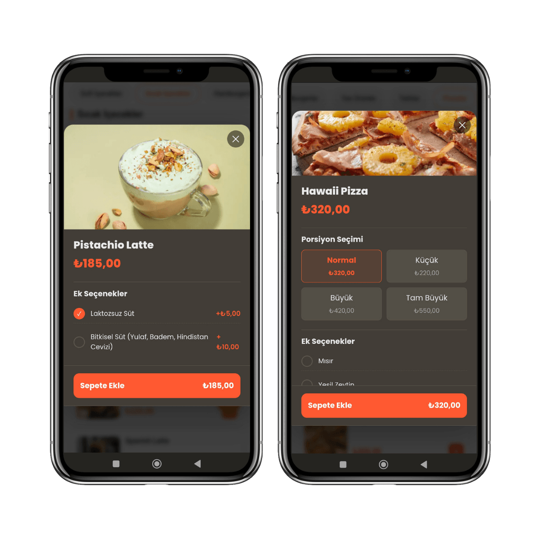 GOPOS QR menü entegrasyon online satış Restoran Otomasyon sistemi İşletme Yönetim Programı