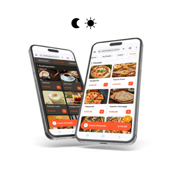 QR menü entegrasyon online satış Restoran Otomasyon sistemi İşletme Yönetim Programı