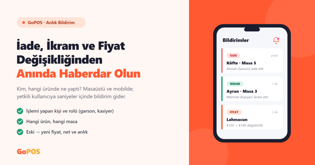 adisyon programı – restoran yazılımı
